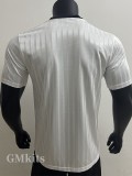 2025 AD Casual White Player Version Training shirts (三叶草)