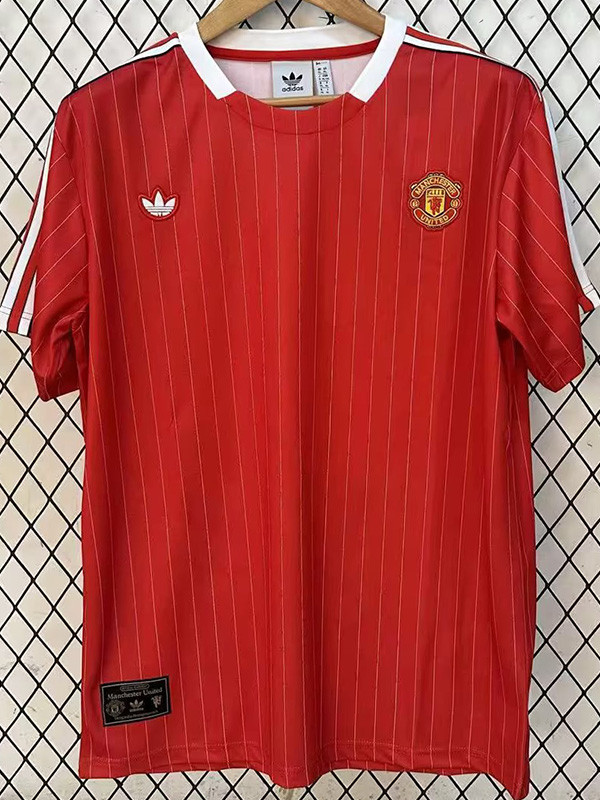 25-26 Man Utd Red Casual Edition Fans Training shirts