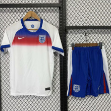25-26 England Home Kids Soccer Jersey