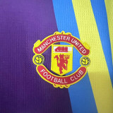 1992-1993 Man Utd Purple Goalkeeper Long Sleeve Retro Soccer Jersey (长袖)
