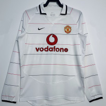 2003-2005 Man Utd Away Long Sleeve Retro Soccer Jersey (长袖)