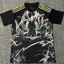 25-26 Japan Black Special Edition Fans Soccer Jersey (金边赛亚)