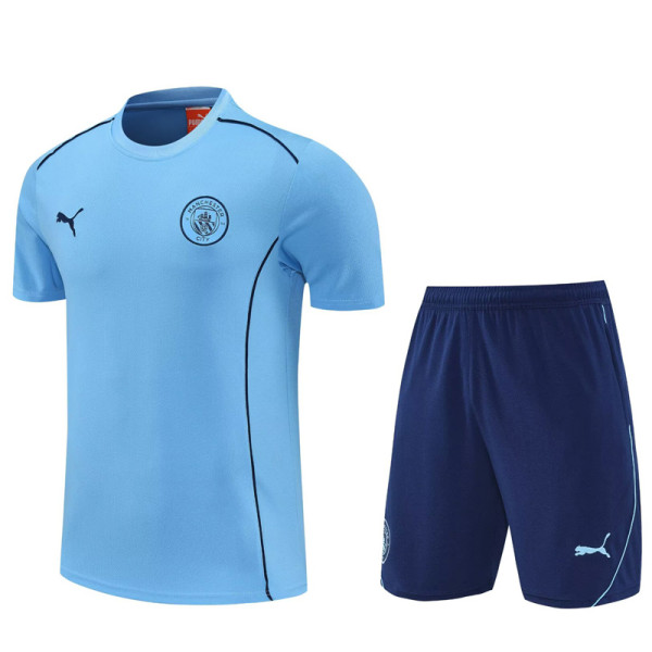 25-26 Man City Light blue Training Short Suit