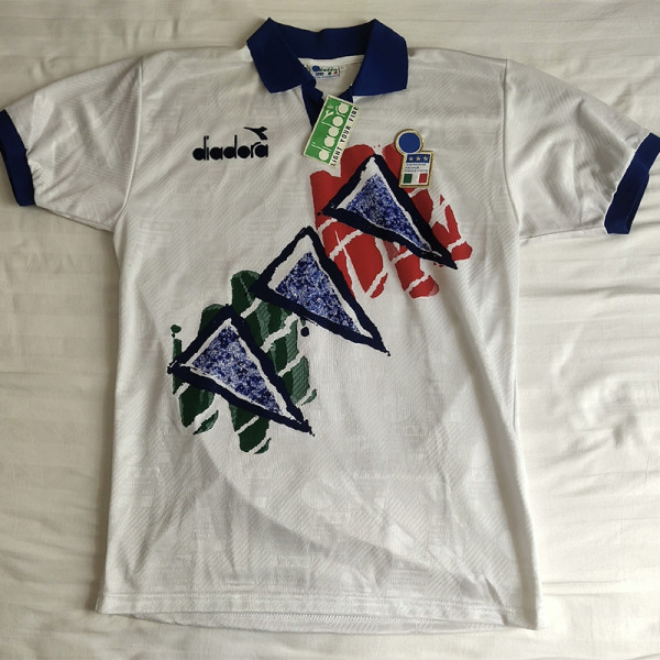 1994 Italy White Retro Training shirts