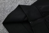 2025 JOM Black Jacket Tracksuit #2309