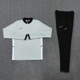 2025 NK Grey Half Pull Tracksuit #NB09 (半拉链)