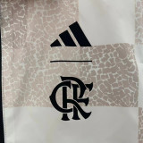 23-24 Flamengo Red & Beige Double Sided Windbreaker (双面风衣)