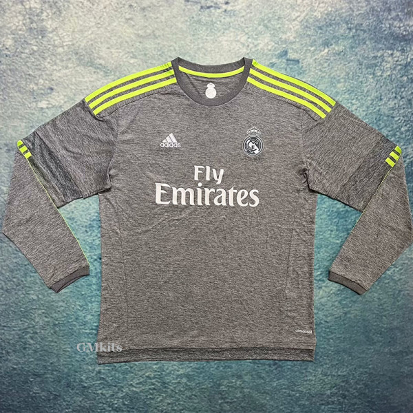 2015-2016 RMA Away Long Sleeve Retro Soccer Jersey (长袖)