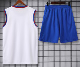 24-25 BAR White Tank top and shorts suit