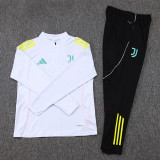 25-26 JUV White Half Pull Tracksuit (半拉链)