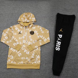 25-26 PSG Yellow Hoodie Tracksuit (卫衣套装)