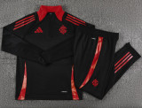 25-26 Internacional Black Half Pull Tracksuit (半拉链)
