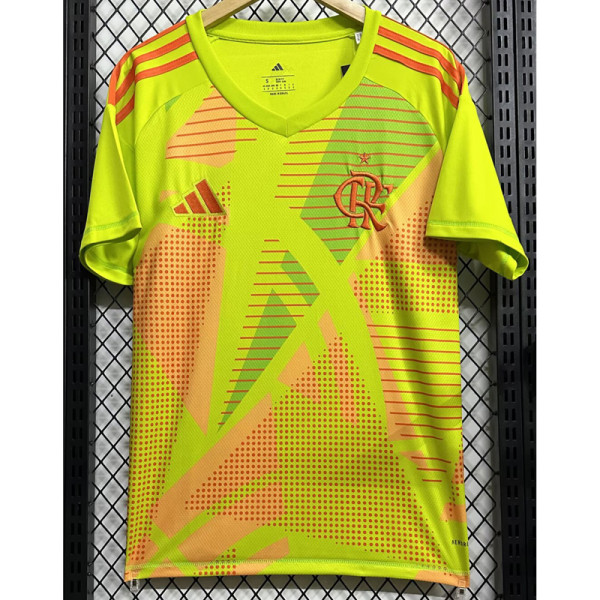 25-26 Flamengo Yellow Goalkeeper Soccer Jersey