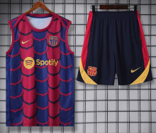 24-25 BAR Red-Blue Tank top and shorts suit