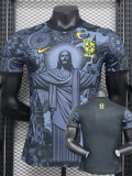 24-25 Brazil Black Special Edition Player Version Soccer Jersey