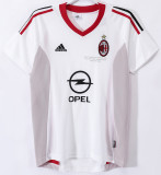 2002-2003 ACM Away Retro Soccer Jersey (带决赛字)