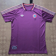 24-25 Bayern Purple Casual Retro Edition Training Shirts