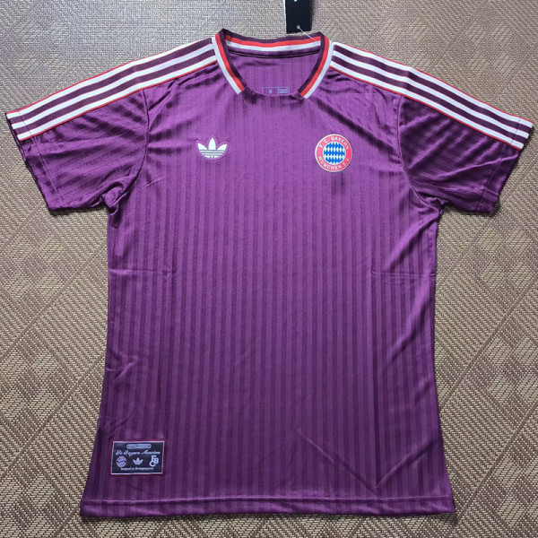 24-25 Bayern Purple Casual Retro Edition Training Shirts
