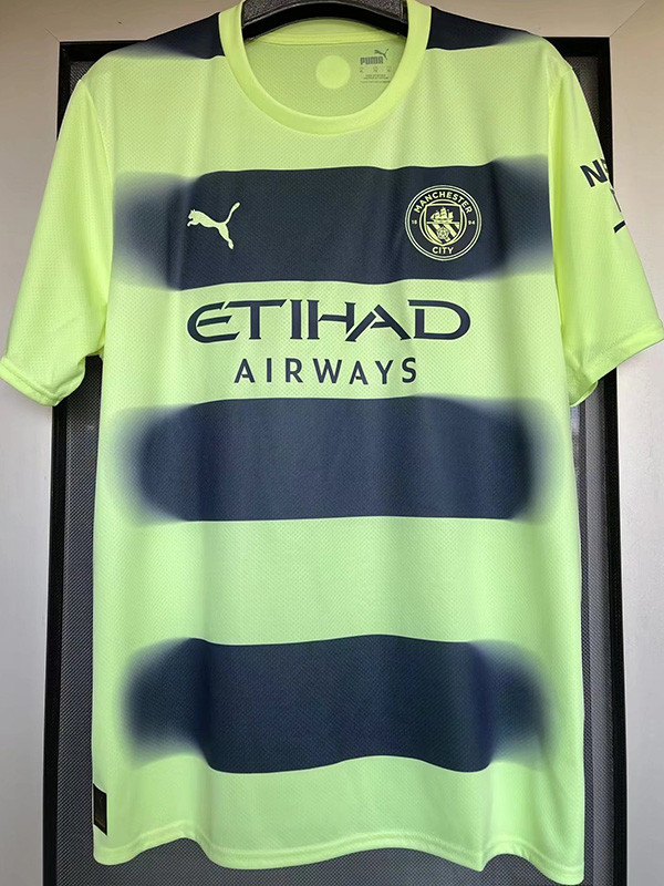 22-23 Man City Third Fans Soccer Jersey