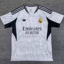 25-26 RMA White Grey Special Edition Fans Training Shirts (三叶草)