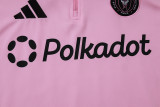 25-26 Inter Miami Pink Half Pull Tracksuit (半拉链)