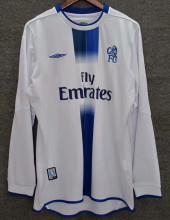 2003-2005 CHE Away Retro Long Sleeve Soccer Jersey (长袖)
