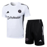 25-26 Inter Miami White Training Short Suit #D2545