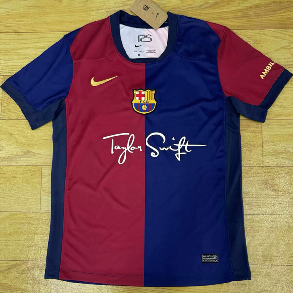 24-25 BAR Home El Clasico Edition Fans Soccer Jersey (德比版)