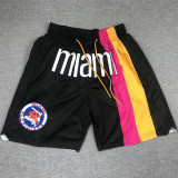 Heat Black City Edition Top Quality NBA Pocket Pants (热火彩虹版)