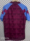 1990 Aston Villa Home Retro Soccer Jersey