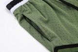 A2502 Jordan Green Casual Short Pants #橄榄绿