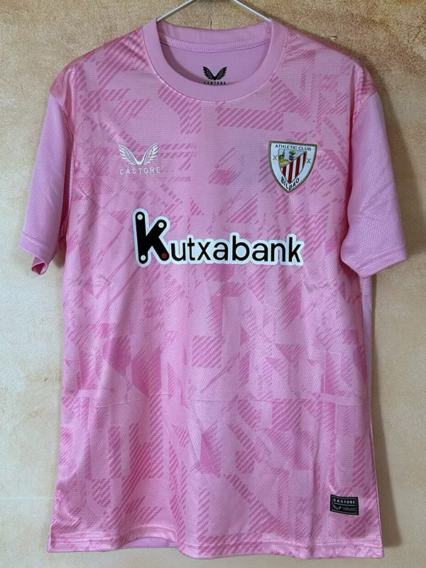 25-26 Bilbao Pink Goalkeeper Fans Soccer Jersey