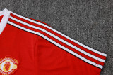 25-26 Man Utd Red Training Short Suit #D2565