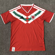 26-27 Wales Red Special Edition Fans Soccer Jersey