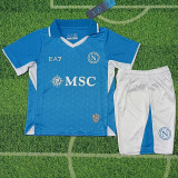 24-25 Napoli Home Kids Soccer Jersey