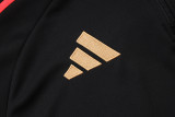 25-26 Lyon Black Half Pull Tracksuit (半拉链)