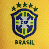 2010 Brazil Home Retro Soccer Jersey
