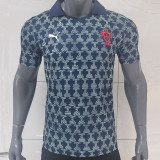 25-26 Portugal Grey Black Training Shirts (PM)