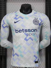 25-26 INT Away Long Sleeve Player Version Soccer Jersey (长袖球员)