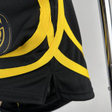 23-24 WARRIORS Black City Edition Top Quality NBA Pants