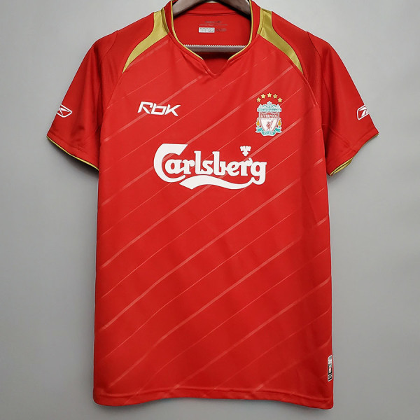 2005-2006 LIV Home Retro Soccer Jersey