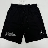 M19 Jordan Black Pure Cotton Fabric Casual Short Pants