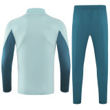 25-26 Cruzeiro Light green Kids Half Pull Tracksuit (童装)(半拉链)