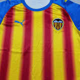25-26 Valencia Yellow Fans Soccer Jersey