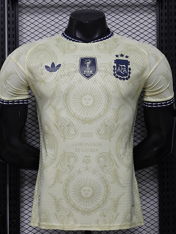 26-27 Argentina Beige Player Version Training shirts