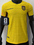 26-27 Ecuador Home Player Version Soccer Jersey (Right-Arm Patch)