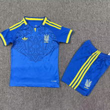 26-27 Ukraine Away Kids Soccer Jersey