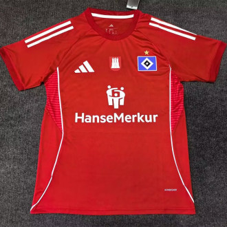 25-26 Hamburg SV Red Special Edition Fans Soccer Jersey