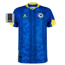 26-27 Bosnia and Herzegovina Home Fans Soccer Jersey (Right-Arm Patch)