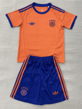 26-27 Germany Orange Goalkeeper Kids Soccer Jersey